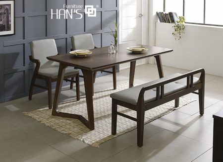 bộ bàn ăn 4 ghế lenus