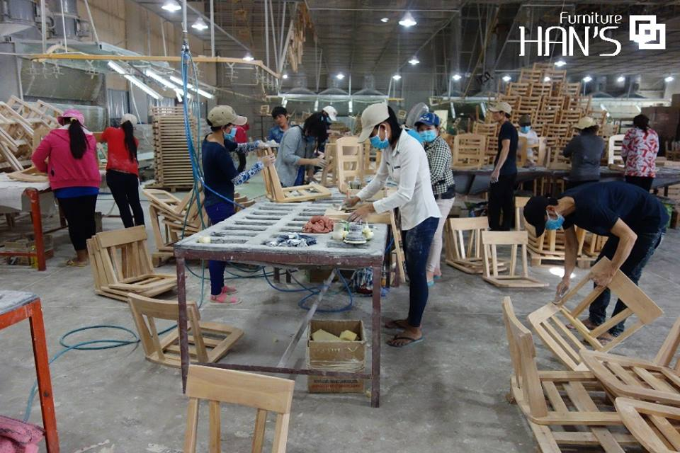 Xưởng sản xuất Han’s Furniture có sự đầu tư về công nghệ, chất lượng tốt
